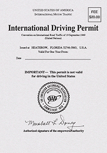 Driver License – U.S. Citizens