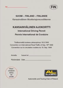 Finland IDP booklet