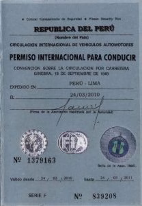 Peru IDP booklet