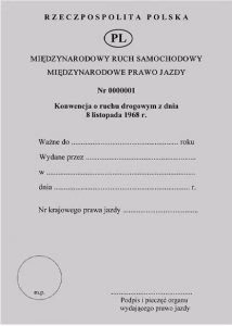 بولندا IDP booklet