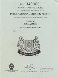 سنغافورة IDP booklet